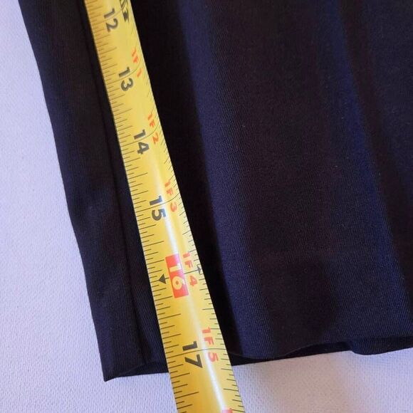 Bette and Court Womens Polyester Zip Closure Golf Capris Pants Black Size 6 - Picture 12 of 14